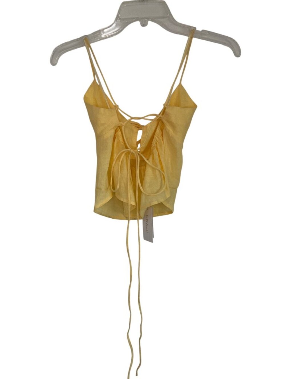LSPACE Syros Top in Daisy X-Small New Womens Sleevless Halter Tank as-is - Picture 7 of 11